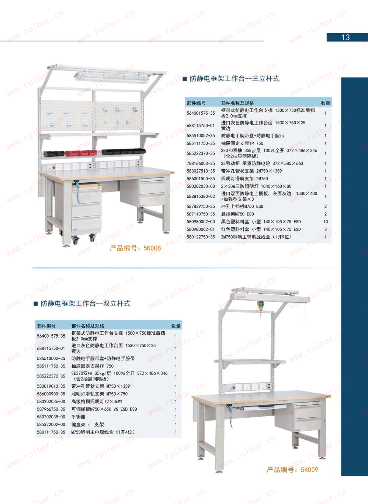 固定式防靜電式作臺(tái)，SEG-04-A，SEG-04-B，SEG-04-C，SEG-04-D,森億