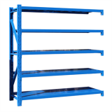 輕型貨架副架1500×500×1800mm(五層,200kg/層,藍色)