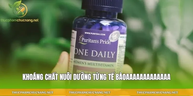 Khoáng chất nuôi dưỡng từng tế bào