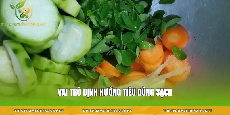 Vai trò định hướng tiêu dùng sạch